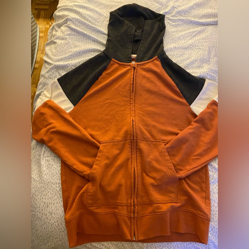 Cat & Jack Orange Zip-Up Hoodie